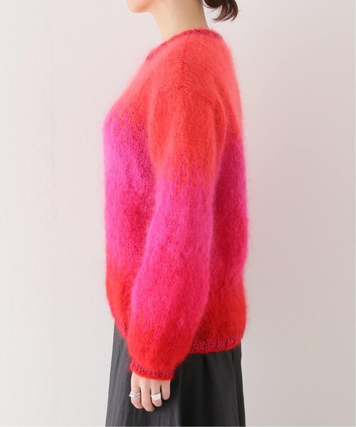 VERMEIL par iena(ヴェルメイユパーイエナ)の「【ROSE CARMINE/ローズカーミン】SWEATER(その他・レッド/フリー)」の4枚目の写真