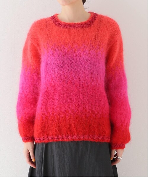 VERMEIL par iena(ヴェルメイユパーイエナ)の「【ROSE CARMINE/ローズカーミン】SWEATER(その他・レッド/フリー)」の3枚目の写真