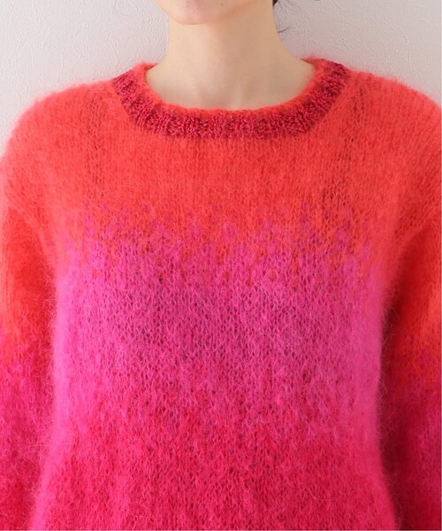 VERMEIL par iena(ヴェルメイユパーイエナ)の「【ROSE CARMINE/ローズカーミン】SWEATER(その他・レッド/フリー)」の6枚目の写真