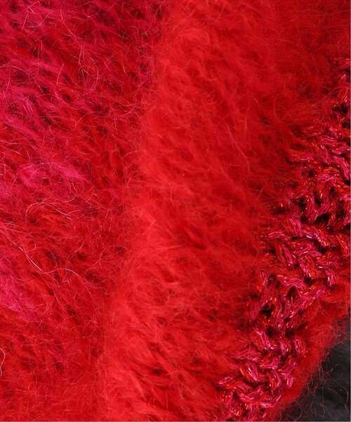 VERMEIL par iena(ヴェルメイユパーイエナ)の「【ROSE CARMINE/ローズカーミン】SWEATER(その他・レッド/フリー)」の13枚目の写真