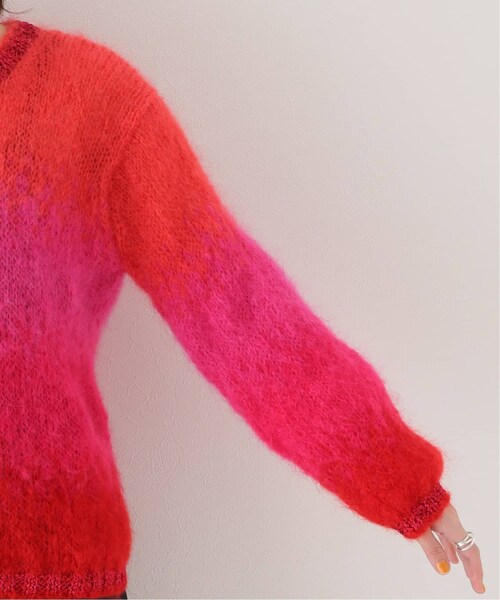 VERMEIL par iena(ヴェルメイユパーイエナ)の「【ROSE CARMINE/ローズカーミン】SWEATER(その他・レッド/フリー)」の8枚目の写真