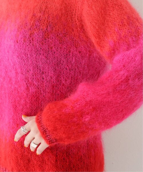 VERMEIL par iena(ヴェルメイユパーイエナ)の「【ROSE CARMINE/ローズカーミン】SWEATER(その他・レッド/フリー)」の9枚目の写真