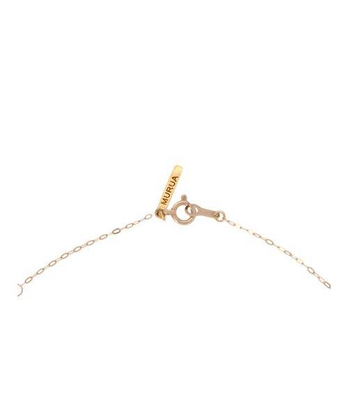 MURUA ゴールド ネックレス 10k MURUA（ムルーア）の「10Kクロスネックレス(L)（）」 - WEAR