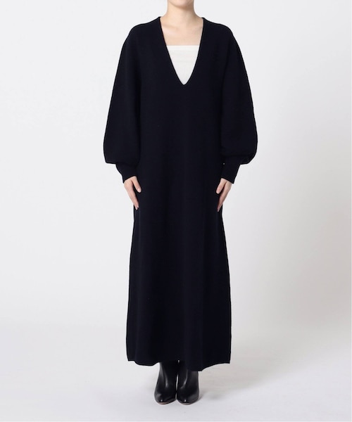 プラージュ　24AW カシミヤ100% ニットワンピース プラージュ 24AW カシミヤ100% ニットワンピース 日本製