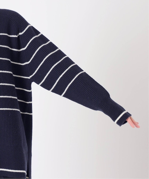 IENA(イエナ)の「ウールナイロン畦ボーダープルオーバー(その他・ナチュラル/フリー)」の18枚目の写真