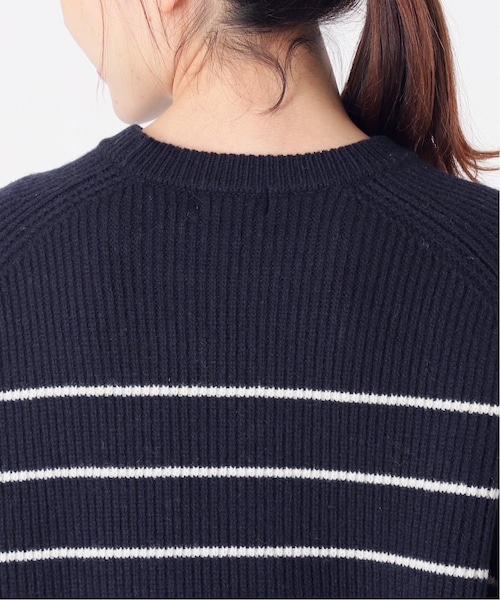 IENA(イエナ)の「ウールナイロン畦ボーダープルオーバー(その他・ナチュラル/フリー)」の15枚目の写真