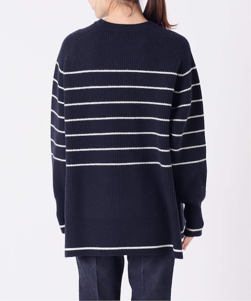 IENA(イエナ)の「ウールナイロン畦ボーダープルオーバー(その他・ナチュラル/フリー)」の14枚目の写真