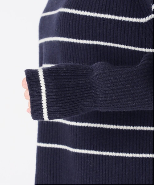 IENA(イエナ)の「ウールナイロン畦ボーダープルオーバー(その他・ナチュラル/フリー)」の19枚目の写真