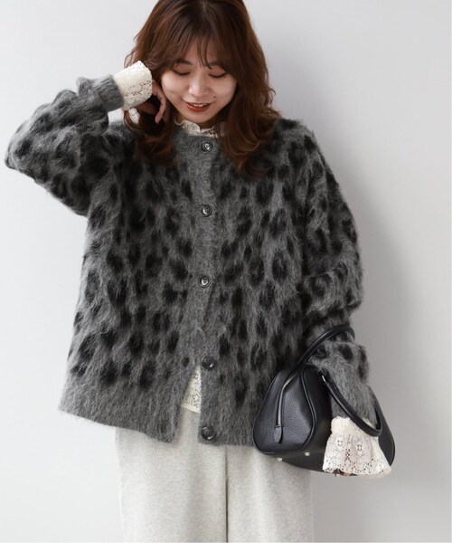 ジャーナルスタンダードRelume レオパード柄モヘヤゆったりカーディガン JOURNAL STANDARD relume（ジャーナルスタンダード レリューム）の