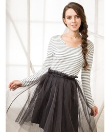 Shalex | Shalex Striped Top(Tシャツ/カットソー)