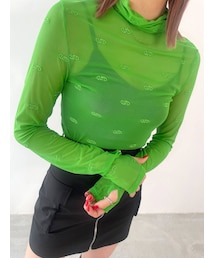 EMODA | シースルーフィットトップ(シャツ/ブラウス)