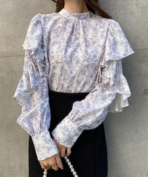 one after another NICE CLAUP | 【PALCLOSET先行販売】オーガンラッフルブラウス(シャツ/ブラウス)
