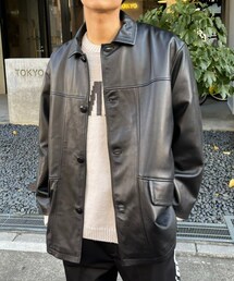 CIAOPANIC | 【TOWNCRAFT/タウンクラフト】leather BPP jacket(テーラードジャケット)