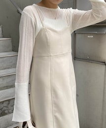 CAPRICIEUX LE'MAGE | ビスチェ風キャミワンピース(ワンピース)