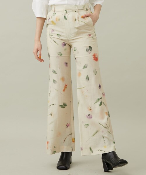 AKIRANAKA(アキラナカ)の「Soak flower PANTS BE(その他パンツ・メンズ・BGE/TAN・1/2)」の1枚目の写真