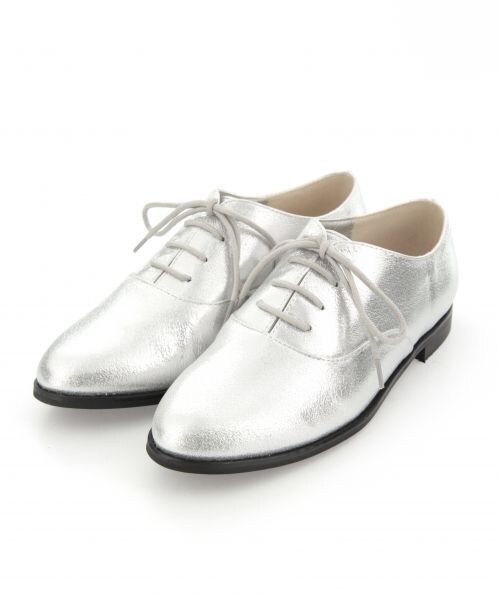 GLOBAL WORK(グローバルワーク)の「レースアップシューズ(シューズ・レディース・ホワイト(05)/ブラック(09)/シルバー(12)・S(22-22.5cm)/M(23-23.5cm)/L(24-24.5cm))」の3枚目の写真