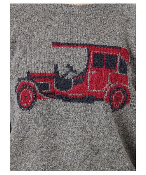 ehka sopo（エヘカソポ）の「クラシックカージャガードプルオーバー 1602201-42-13-11（ニット・セーター・レディース・杢グレー/イエロー/グリーン・M）」の9枚目の写真