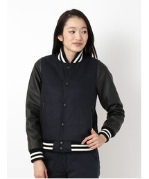 SEVENDAYS=SUNDAY | ・フェイクメルトン 中綿キルトスタジャン(ジャケット/アウター)