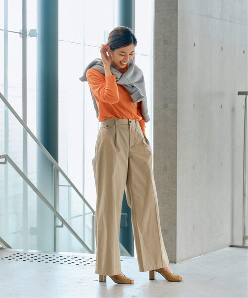 IENA（イエナ）の「《予約》BACK STRAP HEEL（シューズ・ベージュ/(027)/35.5/在庫なし/36/在庫あり/37/38）」の5枚目の写真