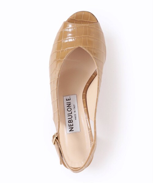 IENA（イエナ）の「《予約》BACK STRAP HEEL（シューズ・ベージュ/(027)/35.5/在庫なし/36/在庫あり/37/38）」の11枚目の写真