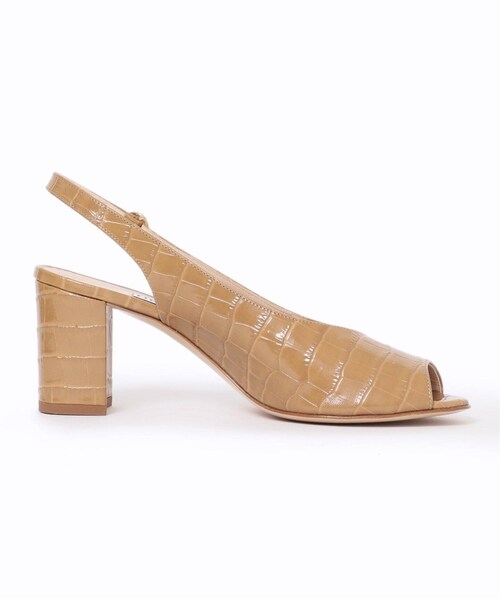 IENA（イエナ）の「《予約》BACK STRAP HEEL（シューズ・ベージュ/(027)/35.5/在庫なし/36/在庫あり/37/38）」の8枚目の写真