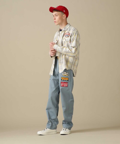 AVIREX（アヴィレックス）の「ANTIFOULING WORK PANTS CUSTOM/アンタイ ファウリング ワーク ペイント カスタム（パンツ・カーキ/アザー/サックス・M/L/XL/2XL）」の4枚目の写真