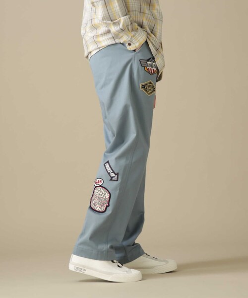 AVIREX（アヴィレックス）の「ANTIFOULING WORK PANTS CUSTOM/アンタイ ファウリング ワーク ペイント カスタム（パンツ・カーキ/アザー/サックス・M/L/XL/2XL）」の3枚目の写真