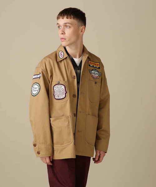 AVIREX（アヴィレックス）の「ANTIFOULING COVERALL JACKET / アンタイファウリング カバーオール ジャケット（ジャケット/アウター・カーキ/アザー/サックス・M/L/XL/2XL）」の9枚目の写真