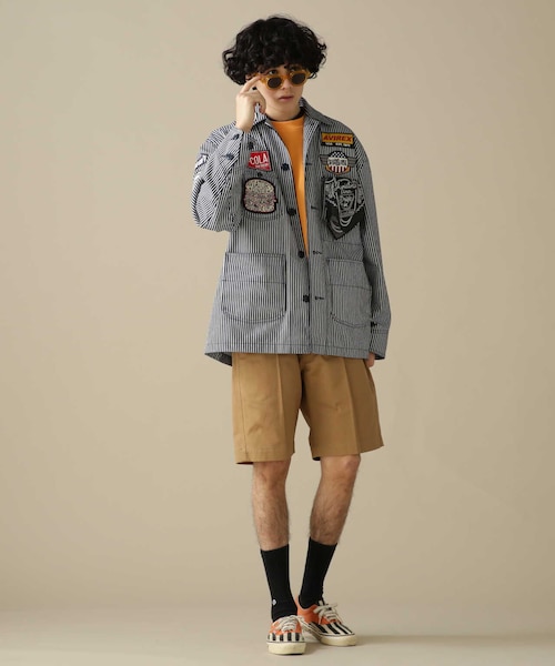 AVIREX（アヴィレックス）の「ANTIFOULING COVERALL JACKET / アンタイファウリング カバーオール ジャケット（ジャケット/アウター・カーキ/アザー/サックス・M/L/XL/2XL）」の18枚目の写真