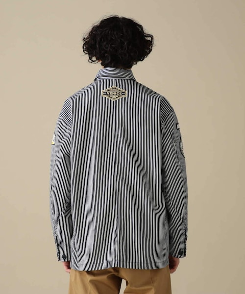 AVIREX（アヴィレックス）の「ANTIFOULING COVERALL JACKET / アンタイファウリング カバーオール ジャケット（ジャケット/アウター・カーキ/アザー/サックス・M/L/XL/2XL）」の20枚目の写真