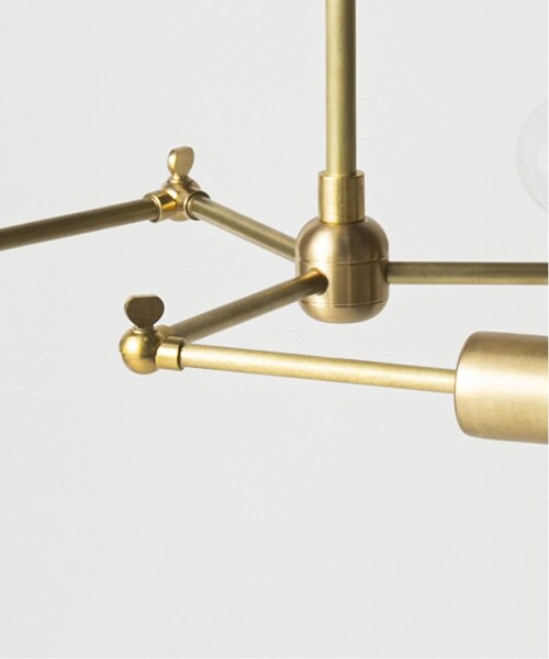 アクメファニチャー ACME Furniture SOLID BRASS LAMP 3ARM BK PIPE