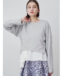 ELENDEEK | RUFFLE&PLEATS SET CS(Tシャツ/カットソー)