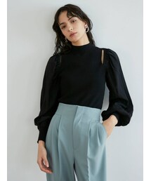 LAGUNAMOON | スリットスリーブコンビニットプルオーバー(ニット/セーター)