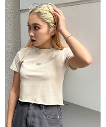 EMODA | ロゴミニマルTシャツ(Tシャツ/カットソー)