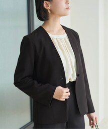 B.C STOCK（ベーセーストック）の「≪予約≫ダブルクロスノーカラージャケット（その他）」