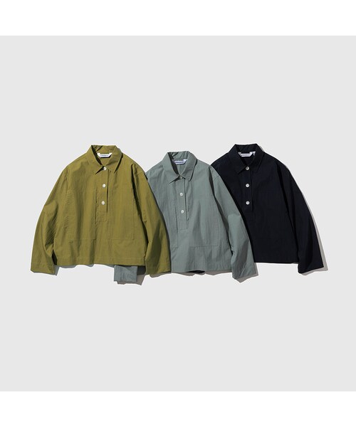 Uniform Bridge（ユニフォームブリッジ）の「UNIFORM BRIDGE Women's Pullover Shirt Jacket Sky Grey（その他）」 WEAR