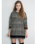 Shalex | Tartan Wool Blend Tassel Dress(洋裝)