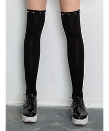 Shalex | Studs Over The Knee Socks(ソックス/靴下)