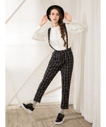 Shalex | Tartan Check Trouser with Braces(その他パンツ)