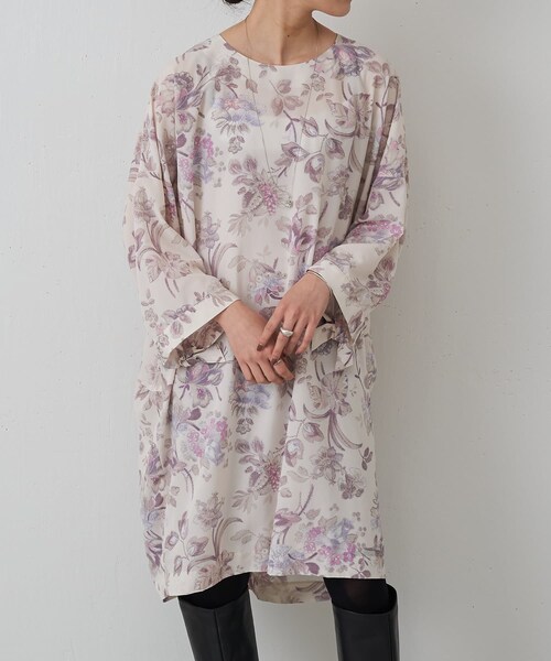 BEARDSLEY ビアズリー サラサ プリント ワンピース BEARDSLEY（ビアズリー）の「《WEB限定》サラサプリントワンピース