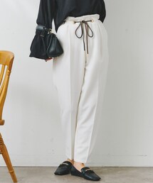 Chez toi | ハトメリボンテーパードパンツ(その他パンツ)