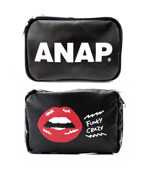 ANAP（アナップ）の「『ANAP』ロゴ×LIPメイクポーチ（）」 - WEAR