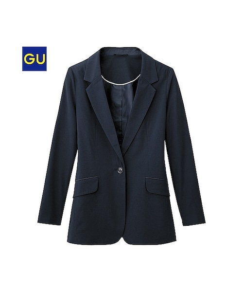GUネイビー テーラードジャケットL 最終値下げ セットアップ