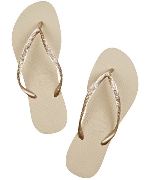 havaianas（ハワイアナス）の「Havaianas Slim rubber flip flops（サンダル・レディース・Gold・39/40/37/38/41/42/35/36）」の6枚目の写真