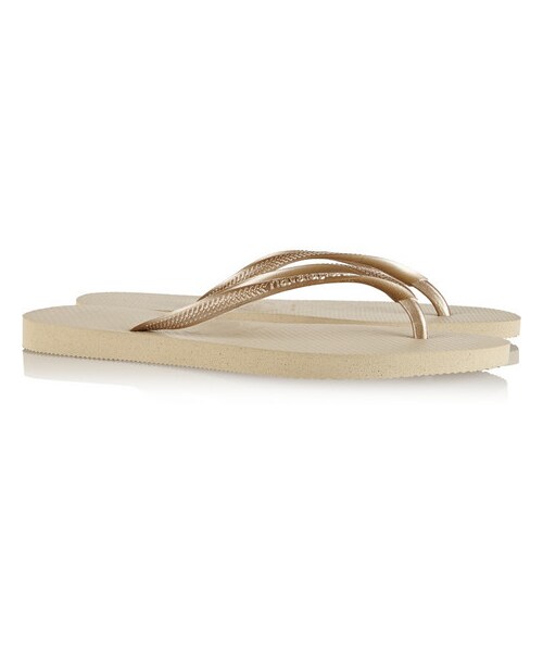 havaianas（ハワイアナス）の「Havaianas Slim rubber flip flops（サンダル・レディース・Gold・39/40/37/38/41/42/35/36）」の4枚目の写真
