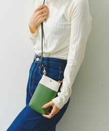 Chez toi | バイカラースマホショルダー(ショルダーバッグ)