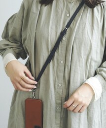 スマホショルダーストラップ（フェイクレザー）