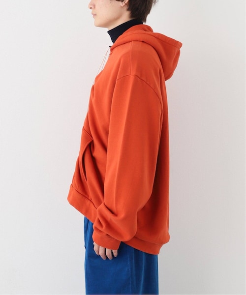 カミエルフォートヘンス 014wrinkle zip hoodieジップパーカー