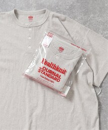 JOURNAL STANDARD（ジャーナルスタンダード）の「【Healthknit×JOURNAL STANDARD】別注 ヘンリーネックTシャツ（その他）」