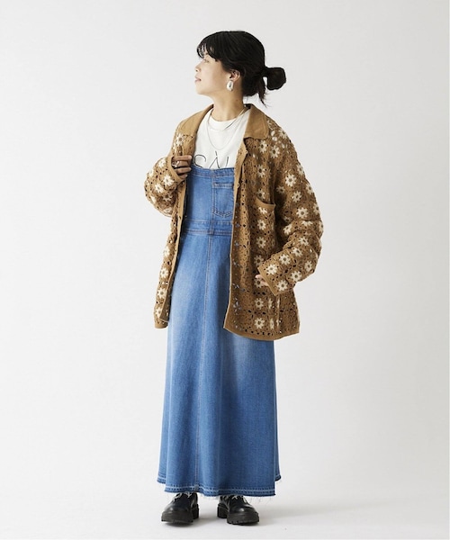 JOURNAL STANDARD relume（ジャーナルスタンダード　レリューム）の「《予約》CALIFORNIA クロシェアミ ニットカーディガン "FL"（その他・ブラック/M/L）」の18枚目の写真